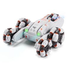 MoFun Auto acrobatica a cinque ruote Braccio oscillante a 360 gradi 2.4G Auto multifunzionale RC, Specifiche: Singolo (grigio)