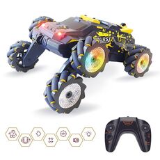 MoFun JC03P 2.4G Telecomando Stunt Car a sei ruote, Specifiche: RC singolo (giallo)