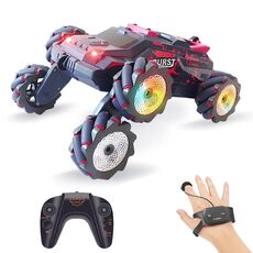MoFun JC03P 2.4G Telecomando Stunt Car a sei ruote, Specifiche: Dual RC (Rosso)
