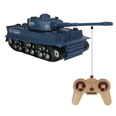 MoFun 369 Serbatoio telecomandato 1:32 Veicolo RC a quattro vie (blu)
