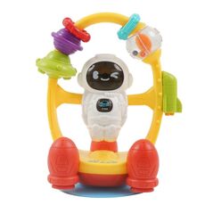 MoFun 503-14 Astronauti Handbell Music Giocattolo per neonati per la prima educazione (arancione)