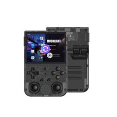 ANBERNIC RG353VS Scatola da gioco wireless da 3,5 pollici Console di gioco portatile con sistema operativo singolo Linux 128G 25000 giochi (nero trasparente)