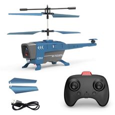 HeiFeng CZ02 Velivolo telecomandato per evitare ostacoli, colore: 3.5CH blu