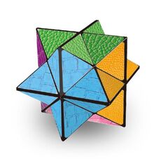 Qiyi Geometric Infinite Magic Cube Space Thinking Puzzle Giocattolo di decompressione (Cambia texture)