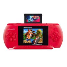 DG-172 Macchina da gioco per bambini Palm Plug Card Mini schermo a colori da 2,4 pollici Console di gioco intellettuale classica (rosso)