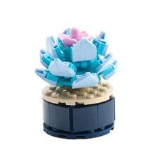 2600D CAYI Blocchi di piante in vaso Decorazione per ufficio Piccole particelle Assemblaggio Puzzle Giocattoli