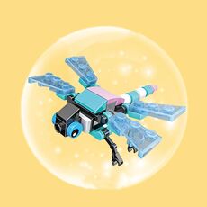 KY024 Libellula CAYI Insetto Piccole Particelle Assemblaggio Puzzle Building Block Giocattoli