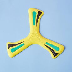SOFTOYS ST3009 Piatto oscillante a tre foglie per lancio di mani in schiuma EVA per bambini (giallo)