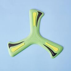 SOFTOYS ST3009 Piatto oscillante a tre foglie per lancio di mani in schiuma EVA per bambini (verde)