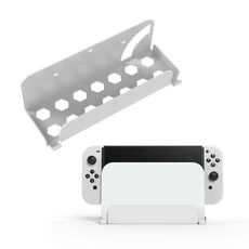 Per Switch OLED Console di gioco JYS Staffa per montaggio a parete (bianca)