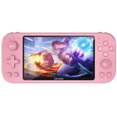 Supporto per console di gioco portatile RG3000 Mini console di gioco a doppia maniglia (rosa)
