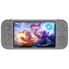 Supporto per console di gioco portatile RG3000 Mini console di gioco con doppia maniglia (grigio)
