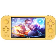 Supporto per console di gioco portatile RG3000 Mini console di gioco con doppia maniglia (giallo)