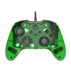 Per Microsoft XBOX One / PC XO300 RGB Gamepad cablato luminoso (verde traslucido)