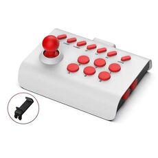 Y01 Bluetooth Wireless 2.4G Joystick Gamepad (bianco rosso)