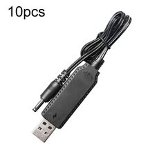 10pcs 3.7V IC Protezione del circuito Batteria al litio USB Cavo di ricarica a testa dritta, modello: 3.5mm