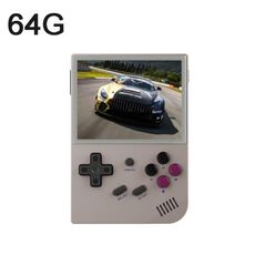 ANBERNIC RG35XX Console di gioco portatile retrò da 3,5 pollici Lettore di giochi open source 64G 5000+ giochi (grigio)