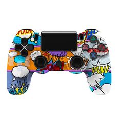 Per controller di gioco Bluetooth wireless PS4 con maniglia di gioco a doppia vibrazione Light Strip (Cloud)