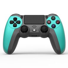 KM048 per PS4 Bluetooth Wireless Gamepad Controller 4.0 con barra luminosa (verde menta)