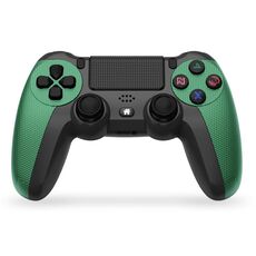 KM048 Per PS4 Bluetooth Wireless Gamepad Controller 4.0 con barra luminosa (Cangling Green)