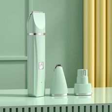 Tagliacapelli elettrico per rasoio per zampe di cane e gatto, colore: verde 3 in 1