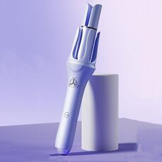 Ferro arricciacapelli in ceramica automatico esteso, strumenti per lo styling a onda grande a forma di 32 mm, spina CN (viola)
