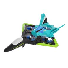 V31 Drone telecomandato quadricottero resistente alla caduta di schiuma EVA, modello: senza fotocamera (verde)