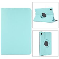 Per Samsung Galaxy Tab A9+ Custodia per tablet in pelle con rotazione a 360 gradi Litchi Texture (Azzurro cielo)