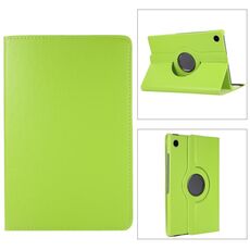 Per Samsung Galaxy Tab A9+ Custodia per tablet in pelle con rotazione a 360 gradi Litchi Texture (verde)