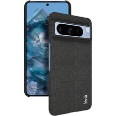 Per Google Pixel 8 Pro serie imak Ruiyi Texture in tessuto PU + custodia per telefono PC (nera)