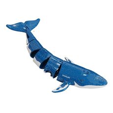 Il giocattolo balena telecomandato LS-XDU/RC B4 può immergersi e spruzzare acqua (blu reale)
