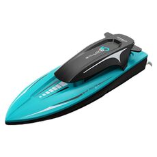 LS-XDU/RC B5 Barca giocattolo telecomandata ad alta velocità con luce colorata (blu)