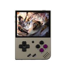 Miyoo Mini Plus Schermo IPS da 3,5 pollici Console di gioco portatile retrò 32 GB 9K Giochi (grigio)