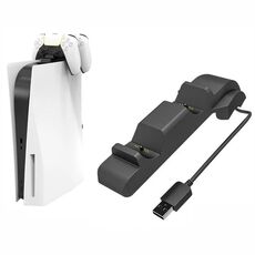 iplay HBP-300 per PS5 Game Handle Contact Base di ricarica doppia (nero)