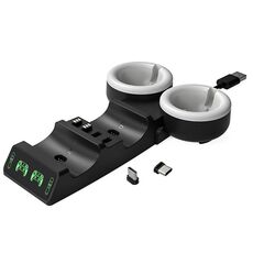 Iplay HBP-301 per controller PS5 / PS VR MOVE Maniglia caricatore doppio sedile Caricatore 4 in 1 (nero)