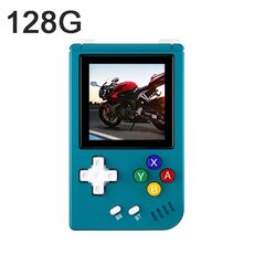 ANBERNIC RG Nano Sistema Linux IPS da 1,54 pollici Console di gioco retrò tascabile classica 128G 5000 giochi (blu)