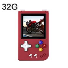 ANBERNIC RG Nano Sistema Linux IPS da 1,54 pollici Console di gioco retrò tascabile classica 32G 3000 giochi (rosso)