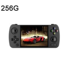 ANBERNIC RG405M Console di gioco portatile Touch screen IPS da 4 pollici in lega di alluminio Sistema Android 12 128G + 256G 4000 + giochi (nero)