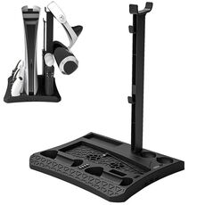 iplay HBP-270 per Sony PS5 Base di ricarica per dissipazione del calore host multifunzionale con rack di archiviazione (nero)