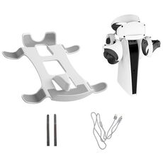 iplay per PS5/PSVR2 Cavo di ricarica per staffa portaoggetti per cuffie con indicatore luminoso (bianco)