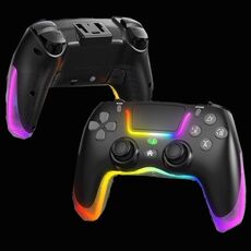 Per PS4 Dazzle Color Light Impugnatura Bluetooth wireless (nero)