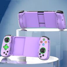 Gamepad retrattile D7 BT5.0 con luce per PC/Android/IPhone/Win7 10 11/Mac OS/Switch (viola)