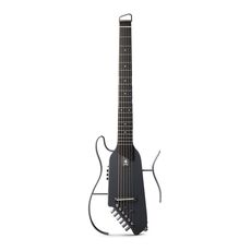 DONNER Chitarra acustica portatile staccabile da viaggio per chitarra silenziosa senza testa intelligente, stile: modello in acero nero