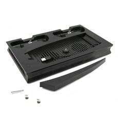 Per PS5 Console unità digitale/ottica Base di ricarica per controller ventola di raffreddamento con supporto dock leggero (nero)