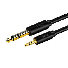 Cavo audio JINGHUA da 3,5 mm a 6,5 mm, amplificatore per chitarra, cavo da 6,35 mm, lunghezza: 0,5 m