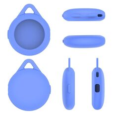 Per Pokemon Go Plus+ Monitor del sonno Poke Ball Custodia protettiva in silicone anticaduta (blu luminoso)