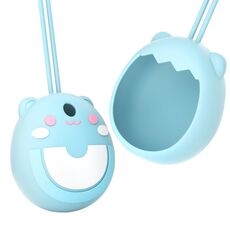 Copertura protettiva in silicone per macchina da gioco elettronica per animali domestici Tamagotchi Pix Cartoon, colore: blu