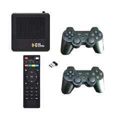 G11 PRO Macchina da gioco TV Box Doppio sistema HDMI HD 4K Retro Arcade, Stile: 64G+Maniglia di ricarica