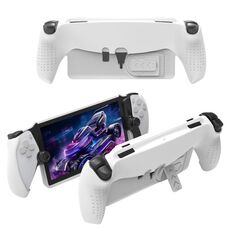 Per PlayStation Portal Maniglia JYS Custodia protettiva in TPU con supporto (bianco)