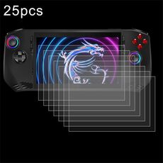 Per console di gioco MSI Claw da 7 pollici 25 pezzi 9H 0,3 mm Pellicola in vetro temperato antideflagrante